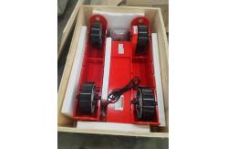 China Customizable Bolt Adjustment 3T Welding Rollers With 500W Motor Power supplier