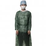 PP PE SMS Reinforced Disposable Isolation Gown Medical Non Woven Surgical Gown for sale