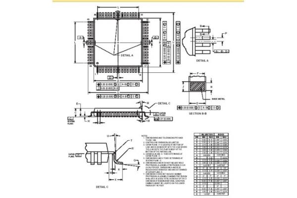 Integrated Circuit Chip   HCMOS Microcontroller Unit MC68HC908MR16CB  MOTOROLA DIP56