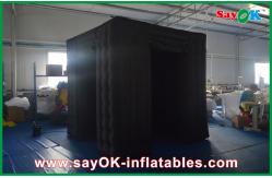 China Inflatable Party Tent Party PVC Round Inflatable Photo Booth Enclosure , No Led Light supplier