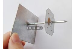 China Galvanized Steel Self Adhesive Stick Pins 60mm Insulation Hanger supplier