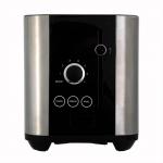 China Cord Storage Small Brushed Stainless Steel Toaster 2 Slice 1000W manufacturer