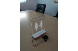 China Acrylic Electronic Distance Remaining Board With Wooden Base supplier