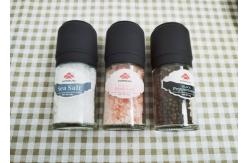 China Perfech Shape Glass Salt and Pepper Grinders with Customized Label supplier