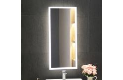 China Rectangular Wall Mounted Acrylic Illuminated Haircut LED Lighted Mirror W18xH40 supplier