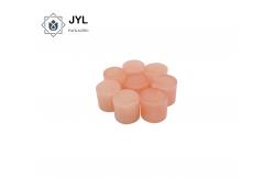 China Glossy Pink Resin Cap For Perfume Bottle Recyclable Multipurpose supplier