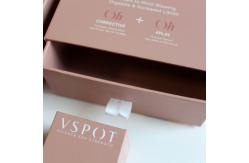 China Slide Out Gift Packing Boxes With Ribbon Rigid Cardboard And Custom Design supplier