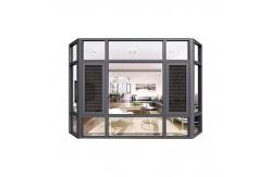 China Horizontal Opening Pattern Broken Bridge Aluminum Window Waterproof Fireproof supplier