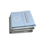 Custom Logo Wireless Power Bank Notebook Leather Hardcover Journal