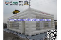 China 0.45mm PVC  Promotional Inflatable Camping Tent  Clear Window With Structure supplier