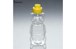 China Wholesale High Quality 300g Honey Jar And Spoon Plastic Empty Honey Bear Bottles supplier
