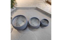China Smooth Surface Fiber Clay Planter For Business Durable And Stylish Choices supplier