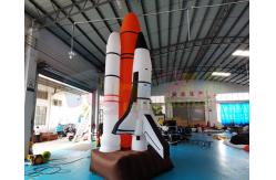 China EN71 Multi Red Rocket Air Characters Advertising Inflatables supplier