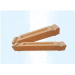 Hetoromophic Alumina Silica Fire Brick / Yellow Fire Resistant Bricks High Strength for sale