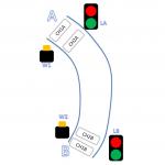 Intelligent Curve Traffic Controller Fast Response Low Maintenance RS 485 AC 220V