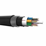 Waterproof Fiber Optic Cable 8 Cores Single Mode Crush Resistant for sale