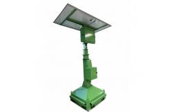 China Portable Solar Led Floodlight Retractable Mast Tower For Parking Lot Lighting supplier