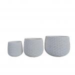 Modern Fiber Cement Pot Frost Resistant And Character Design For Plants for sale