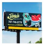 Outdoor Waterproof Fixed Installation Electronic Led Advertising Screen Full Color for sale