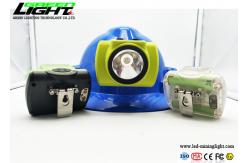 China 2.96W 18000lux 6.8Ah Wireless Cap Lamp For Underground Mine supplier