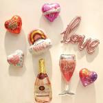Wholesale 18 Inch Heart Shaped Foil Balloon Wedding Decoration Balloon Love Balloons For Party for sale