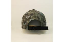 China 6 Panel Adjustable Baseball Cap For Low Profile Camouflage Unconstructed Dad Hat supplier