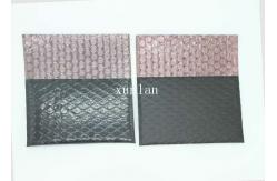 China Shiny / Matte Black Conductive Bag , Film Composite Flat Poly Mailers supplier