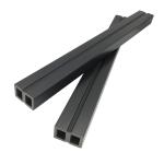 50x30mm WPC Decking Accessories Black Joists Recycled Plastic Commercial for sale