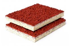 China IAAF 13mm Thickness Prefabricated Tartan Rubber Running Track Material In Roll supplier
