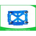 150kg Durable Heavy Duty Plastic Moving Dolly , Logistics Four Wheel Trolley for sale