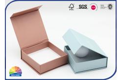 China Necklace Bracelet Package Paper Gift Boxes With Magnetic Hinged Lid Matte Lamination supplier