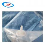 SMS PE Sterile Blue Craniotomy Drape Towel For Head Surgery