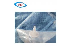 China SMS PE Sterile Blue Craniotomy Drape Towel For Head Surgery supplier