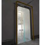 Exit Impact Swinging Traffic Door 7mm PVC Curtain UV Resistant For Cold Storage for sale