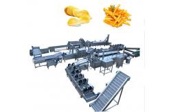 China 304 SUS Automatic Potato Chips Making Machine Continuous Fryer For Potato Chips supplier