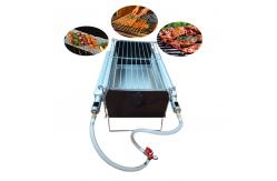 China Smokeless Portable Folding BBQ Grill Gas Saving Infrared Burner 480*320*230 supplier