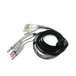 AHA Schiller ECG Holter Cable IEC 10 Leads ECG Banana Cable for sale