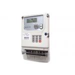Keypad Prepaid Electricity Meter , 3 Phase 4 Wire Energy Meter For Residential for sale
