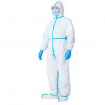 ISO 13688 EN14126 PPE White Protective Coverall Suit  185cm