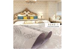 China Gold Damask Wallpaper 3D Design 45CM Wallpaper Self Adhesive wallpaper sticker supplier