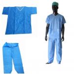 V Neck Nonwoven Hospital Clothes For Patients for sale