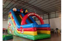China Inflatable Crazy Bird Toddler Water Slide , Attractive Jumping Castle Water Slide supplier