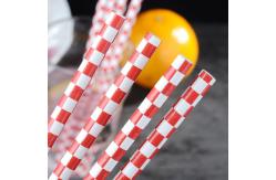 China Bio Degradable Harmless Waterproof Paper Straws 7.75'' Long 0.24'' Diameter supplier