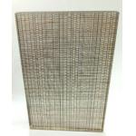 Decorative Laminated Glass Metal Mesh In Patterned Ground Polished for sale