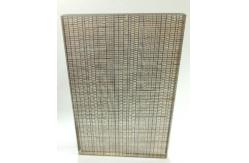 China Decorative Laminated Glass Metal Mesh In Patterned Ground Polished supplier