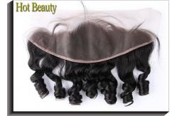 China Lace Frontal Guarenteed Virgin Human Hair Extension Natural Wave 8-20 inch supplier