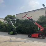 3.5 Meters Auto Electric Mobile Glass Vacuum Lifter Robot With Suction Cup for sale