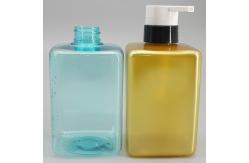 China Transparent Square 28mm 500g Refillable Pump Bottle supplier