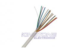 China Unshielded 0.20mm2 Security Alarm Cable Solid Copper Conductor  in 100M Length supplier
