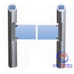 Column Manual Single Direction Swing Barrier Gate , Supermarket Arm Barrier for sale